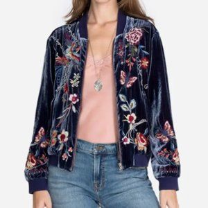 DREAMER VELVET BOMBER JACKET M